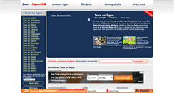 Desktop Screenshot of jeux-enligne.org